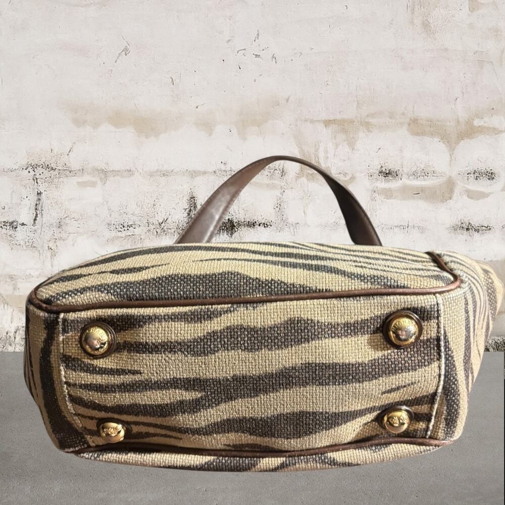 Michael Kors The Charlton Collection Tiger Print Shoulder Bag & Dust Bag - Picture 6 of 7